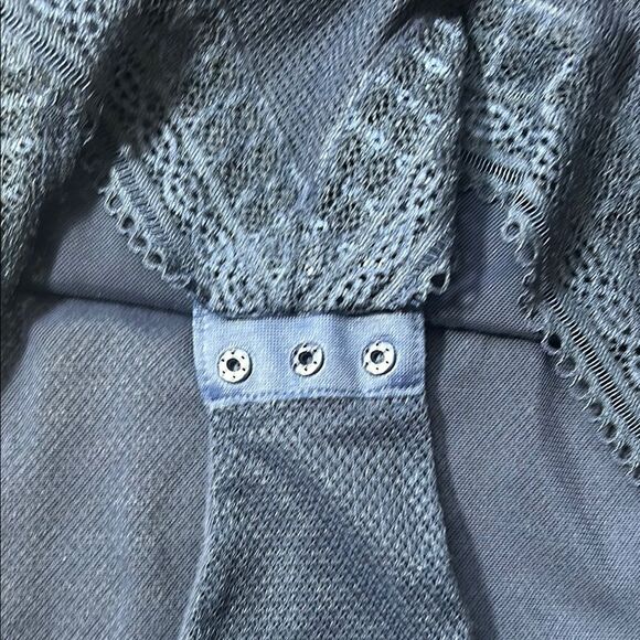 Autograph Lace Bodysuit Navy Blue Size 8 - Picture 4 of 12